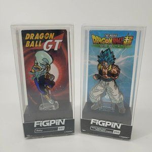 FiGPiN Super Saiyan God Gogeta #202 Dragonball Super & GT Baby #661 Collectible